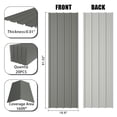 thumbnail image 2 of Miniyam 20 Pcs 61" x 18.9" Galvanized Steel Corrugated Roof Panels, Metal Roofing Sheets for Gazebo, Garage, Shed, Patio, Mobile Home, 2 of 9