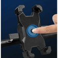 thumbnail image 3 of Apuakthei Bike Phone Holder Motorcycle Smartphone Holder, Universal Bike Handlebar Holder with 360° Rotation for Thumbs GPS for Smartphones Other Devices--Handlebar Version - Black, 3 of 5