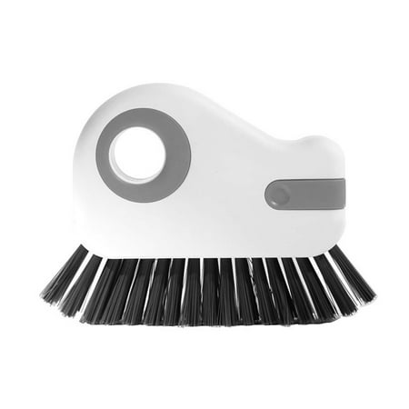 

All-in-One Series 2 In 1 Cleaning Brush Window Track Cleaning Tools 2024 New Multifunction Hard Cleaning Brush With Hidden Scraper Grout Cleaner Grip Brush For Sliding Door