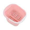 thumbnail image 1 of Lavabo para pies, baño para pies, bañera de , tamaño grande, resistente, pedicura, de pies, ador, cubos para pies, lavabo para Seis rodillos rosa Salvador Tina de remojo de pies, 1 of 10