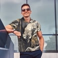 thumbnail image 4 of Fotbe Graceful Snow Leopard Camiseta Polo de Golf para Hombre con Estampado – Camisa Deportiva Transpirable con Cuello Abotonado-XX-Large, 4 of 6