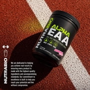 NutraBio Alpha EAA - All-Day Aminos - Recovery, Energy, Focus, and Hydration Supplement - Full Spectrum EAA BCAA Matrix, Electrolytes, Nootropics, Coconut Water - 30 Servings - Dragon Fruit