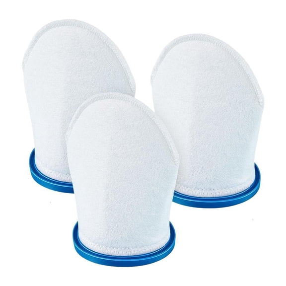 3 Pack Multilayer Pool Filter Bags Cotton Design Efficient Vacuum Filtering Bag for Pool Vacuums Efficient Cleaning