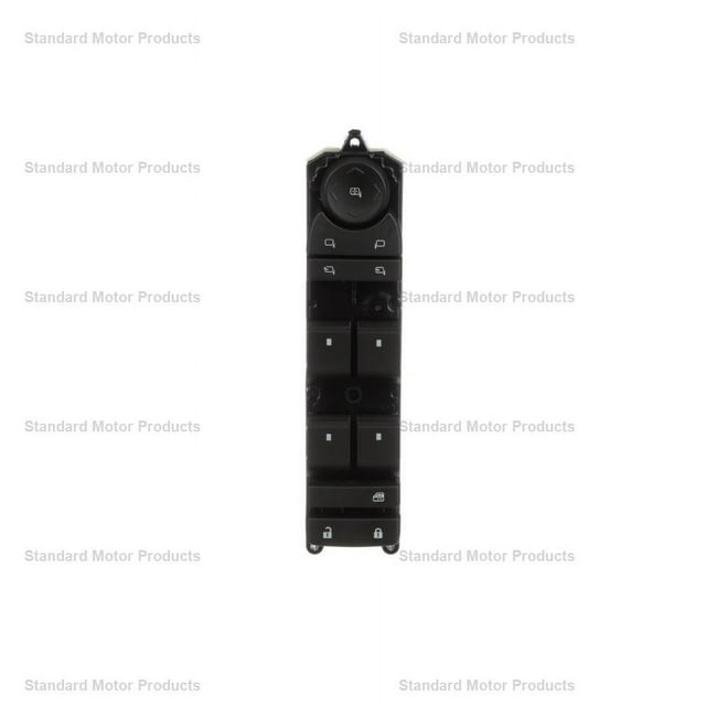 Standard Motor Eng.Management Power Window Switch DWS-1004 Standard; OE Replacement; 8 Switches; Black; Plastic
