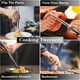 thumbnail image 5 of Pinzas de cocina JETKONG, 2 unidades, 30 cm, acero inoxidable, plateadas, 5 of 7