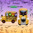thumbnail image 4 of Inflable de Halloween camión escolar tenebroso de 2.5m de ancho con multiled para exteriores Decoración día de muertos Artego, 4 of 8