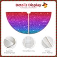 thumbnail image 5 of Bingfone Christmas Tree Skirt Mat Christmas Decoration Interior 48"-Rainbow Glitter, 5 of 8