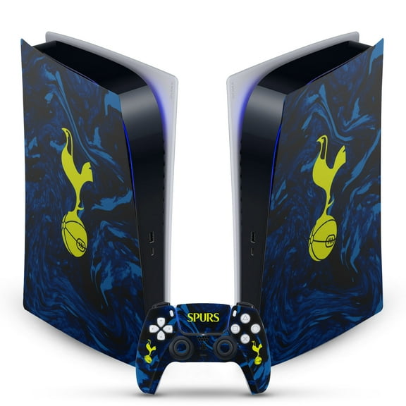 Head Case Designs Officially Licensed Tottenham Hotspur F.C. Logo Art 2021/22 Away Kit Vinyl Sticker Skin Decal Cover Compatible with Sony PS5 Digital Edition Bundle
