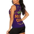 thumbnail image 3 of Gaeub Mardi Gras2 Women's Workout Tank Tops Lightweight Sleeveless Shirts for Women for Athletic Running Tennis Yoga - XX-Large, 3 of 9