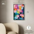 thumbnail image 5 of Glide of Colors Canvas Modern Color Abstract by Art Remedy, Black Frame, 16" x 24", 5 of 7