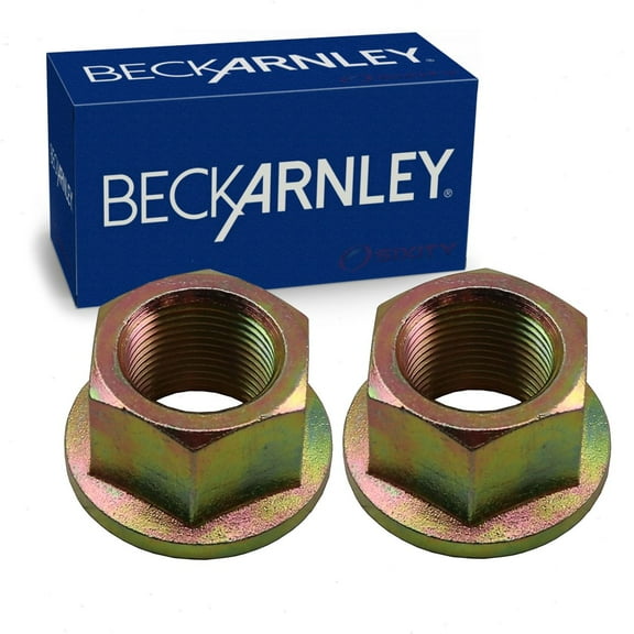 2 pc Beck/Arnley Rear Axle Nuts compatible with Nissan Rogue 2.0L 2.5L L4 2008-2019