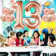 thumbnail image 4 of KatchOn, Rose Gold 13 Balloon Numbers - Giant, 40 Inch | 13th Birthday Decorations for Girls | 13 Rose Gold Balloons for 13 Birthday Decorations for Girls | Rose Gold Number 13 Balloons for Birthdays, 4 of 8