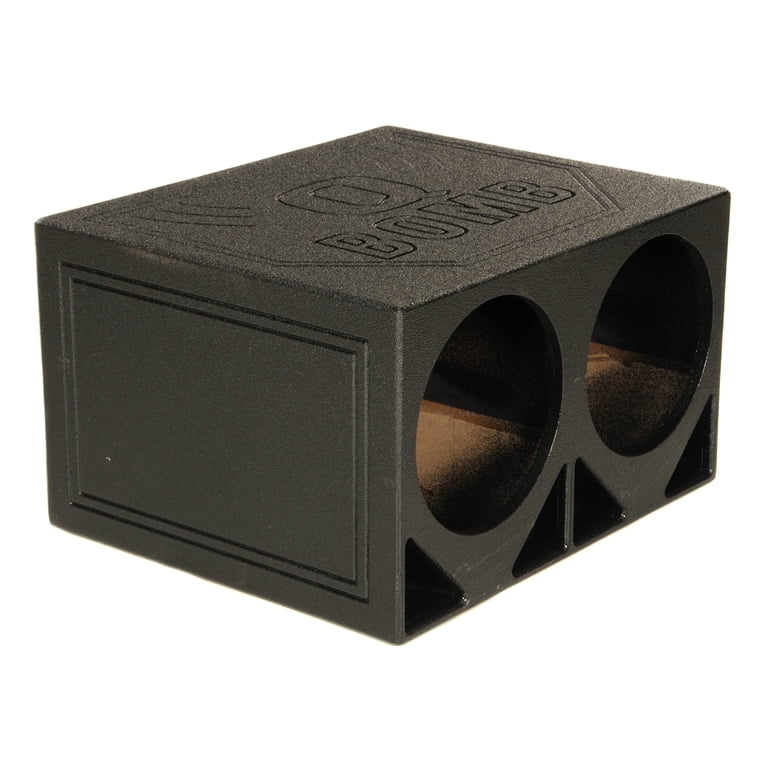 QTODOWN 2パック Q Power QBOMB12TB Dual 12-Inch Triangle Ported Subwoofer Box