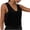 #192-Black, variant on Cotton Large Armhole Tank Tops for Women - Workout Sport Athletic Yoga Running Gym Loose Crop Sleeveless Shirts