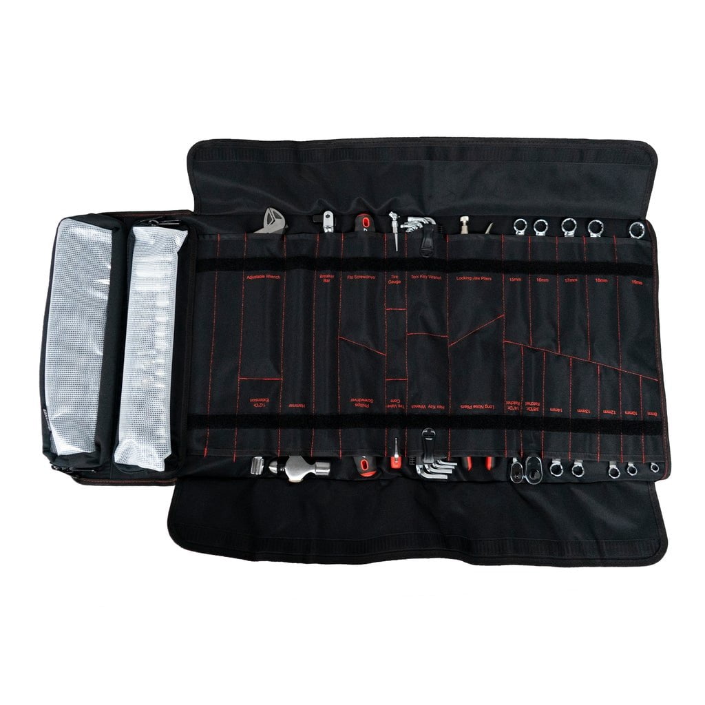 BOXO USA UTV Tool Roll - Heavy Duty Universal Tool Bag Organizer for Side by Side, RZR, CanAm, UTV, Truck Tool Roll + Dry Bag