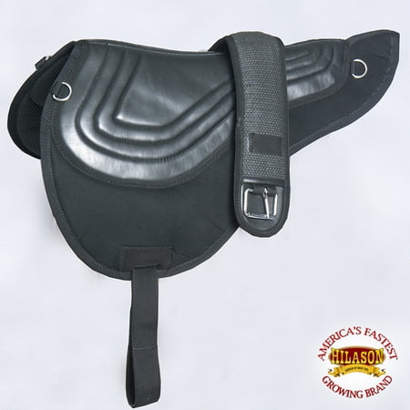 - HILASON WESTERN PLEASURE TRAIL RIDING BAREBACK TREELESS SADDLE PAD WITH GIRTH