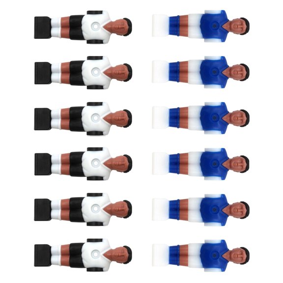 Juego de 12 futbolines para hombres, jugadores de fútbol de mesa de fútbol, mini futbolín para hombres para sala de juegos