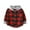 Black Red, variant on GYRATEDREAM Toddler Boys Girls Flannel Hoodies Button down Long Sleeve Jacket Plaid Shirt Unisex Outfits Kids Fall Winter Clothes Black Gray for 3-14Y