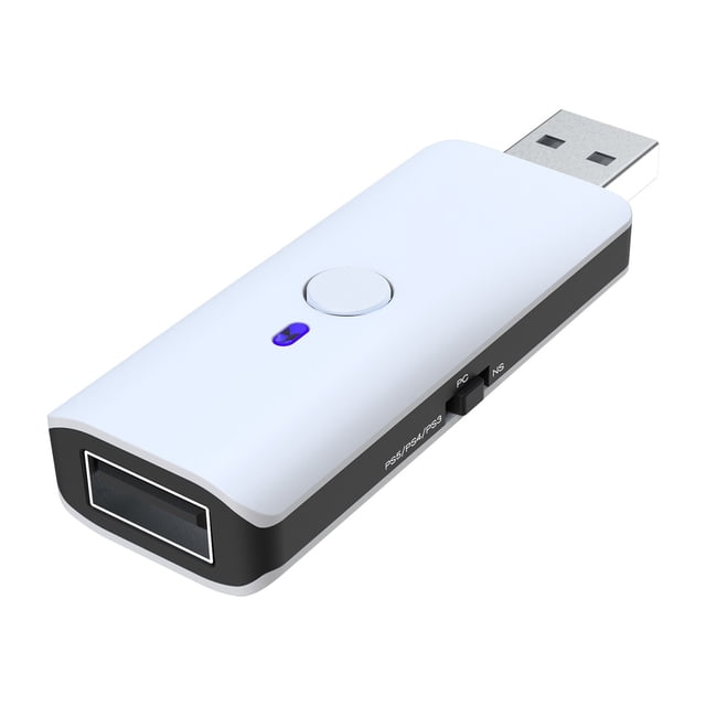 Adaptador USB inalámbrico para mandos de PS5/PS4/PS3/Switch/PC, adaptador USB BT compatible con PC, receptor, convertidor con cable para consolas de videojuegos