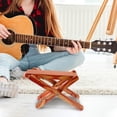 thumbnail image 7 of Milisten Bamboo Guitar Foot Rest 4 Adjustable Non Slip Foot Stool for Classical Acoustic Guitar Players Foldable Design, 7 of 7