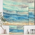 thumbnail image 5 of Porch & Den  Ocean Mineral Waves" Canvas Art - Blue 40 in. wide x 30 in. high, 5 of 5