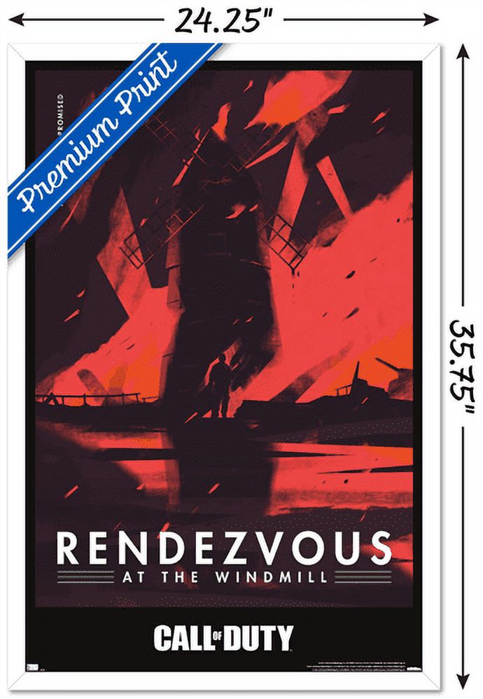 Call of Duty: Vanguard - Rendezvous Wall Poster, 22.375" x 34", Framed