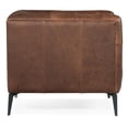 thumbnail image 2 of Beaumont Lane Traditional Leather Stationary Chair in Brown Leather, 2 of 4