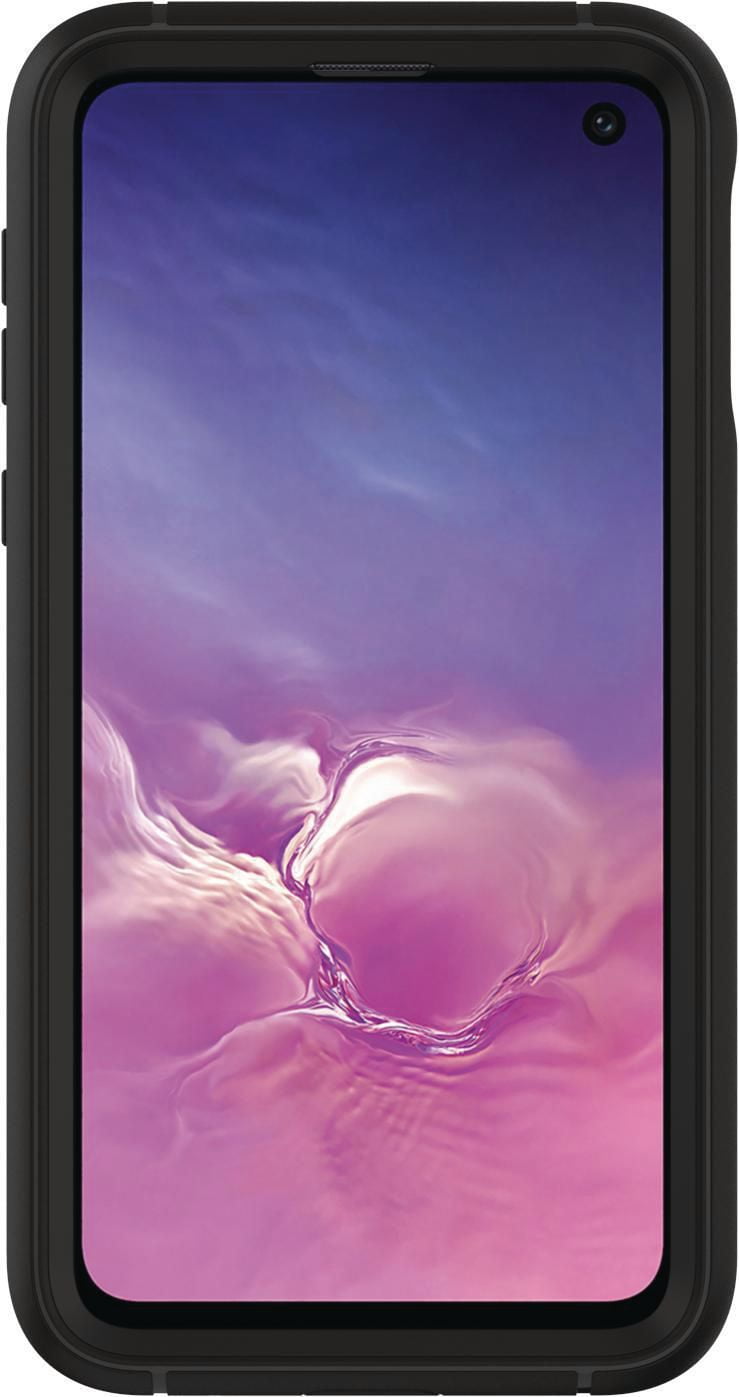 Coque de téléphone robuste Blackweb avec antimicrobien intégré pour Samsung Galaxy S10e en noir.