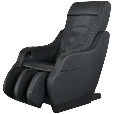 Home Theater Seating RV Movie Theater Chair PU Leather Power Sofa with Calf Air Massage Back Massageer 4 Point Massage Chair Single Modern Sofa USB Charging Interface for Living Room Balcony Black
