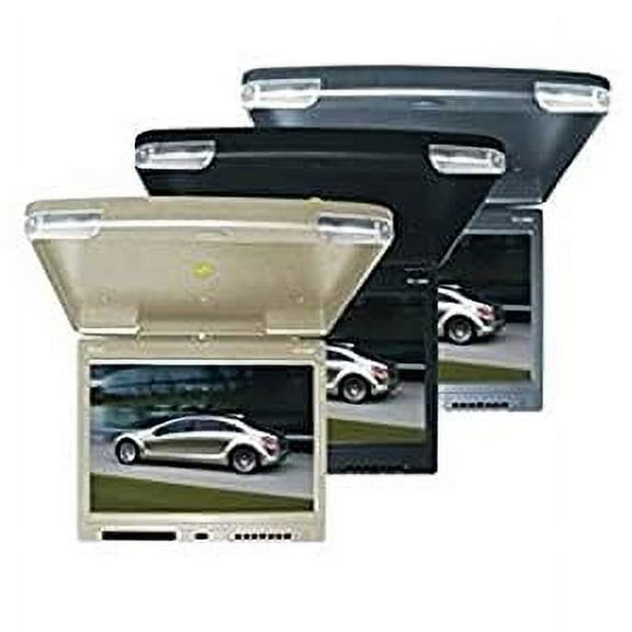 Absolute PFL TFT/LCD Overhead Flip Down Car Video Monitor with Built In IR Transmitter, Grey, 6"