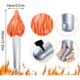 thumbnail image 4 of 3 PCS Inflatable Torch Fun Torch Inflates For Halloween Cosplay, 16inch Fake Torch Plastic Torch Prop For Halloween Cosplay Party Decorations Medieval Luau Themed Party Sports Competitions, 4 of 6