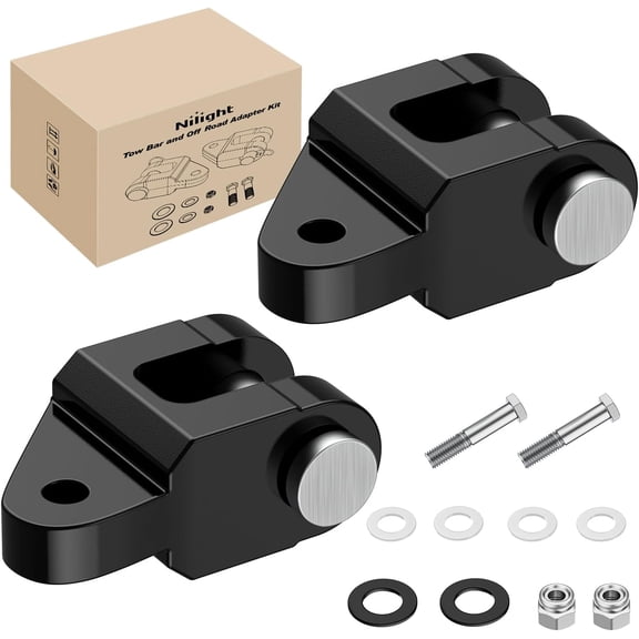 Nilight BX88296 BX88357 Tow Bar and Off Road Adapter Kit，7/8" Pin，Fit for Blue OX Avail BX7420, BX7425; Ascent BX4370, BX4375; Alpha BX7365, BX7380; Aventa BX7445; Aladdin BX4325；Allure BX7460P
