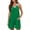Green, variant on Womens Summer Rompers with Pocket, Casual Loose Spaghetti Strap Short Jumpsuit for Vacation, Sleeveless Beach Jumpsuits Overalls, Pink XXL