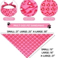 thumbnail image 2 of Valentine's Dog Bandanas, Triangle Reversible Sweetheart Scarf for Boy and Girl, Love Bibs Accessories for Large and Extra Large Dogs, 2 of 6