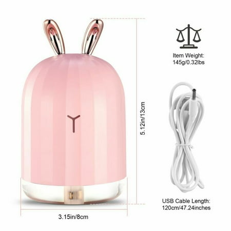 

7 Color LED Changing Small Living Room Humidifier Portable Cool Mist Office Yoga