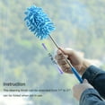 thumbnail image 4 of Uxcell 11" to 31" Chenille Cleaning Duster, Washable Extendable Brush Dark Blue 3Pack, 4 of 5