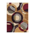 thumbnail image 2 of Tayse Festival Area Rug 8740 Multi Circles Rings 7' 10" x 10' 3" Rectangle, 2 of 11
