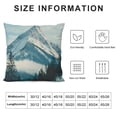 thumbnail image 5 of Orinice Mountain Trees Sky Graphic Decorative Cushion Throw Pillow Cover for Home Couch Living Room Sofa, Cotton Linen Pillowcase 1PC 12x12in, 5 of 5