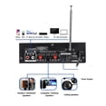 thumbnail image 4 of HIFI Bluetooth Amplifier Home Car Sound Audio Processor Home Theater Amplifiers Music Player With Remote Control ,Scalable Fun, 4 of 5
