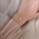 thumbnail image 3 of Pulsera de lujo con mariposa de circonio brillante para mujer, antialérgica, 3 of 5