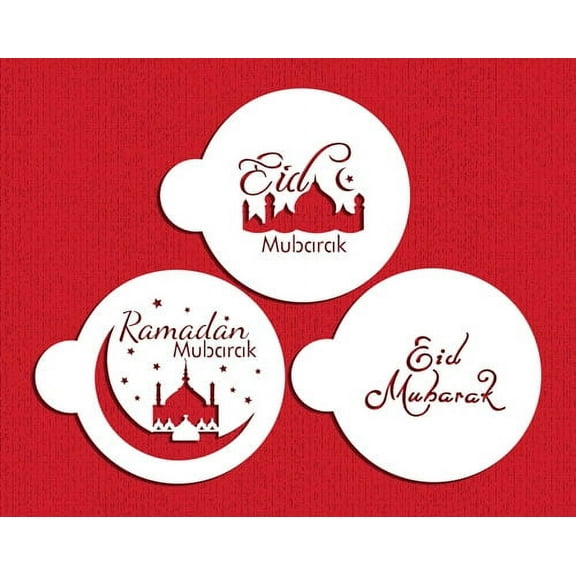 Eid Mubarak Cookie Stencil Set C980 by Designer Stencils