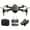 Black, variant on Foldable Drone with 4K Camera, Remote Control, Extra Batteries and Accessories