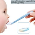 thumbnail image 4 of Baby spoon, 4 spoons, baby feeding spoon, porridge spoon, soft, BPA-free, for infants from 3 months, silicone, 4 of 6
