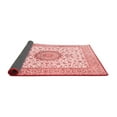 thumbnail image 2 of Ahgly Company Indoor Round Medallion Red Traditional Area Rugs, 7' Round, 2 of 4