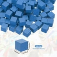 thumbnail image 2 of Uxcell 100 Pcs Bloques de Madera, Cubo de Madera Natural Sin Terminar de 0.6 Pulgadas para Proyecto de Arte de Bricolaje, Pintura y Decoración, Azul, 2 of 7