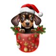 thumbnail image 3 of Clearance Sale! Dog Ornaments Funny Dog In Cup Tree Pendant 2D Dog Acrylic Ornament For Tree Dog Tree Decor Rear View Accessories Dog For Dog Lover, 3 of 9