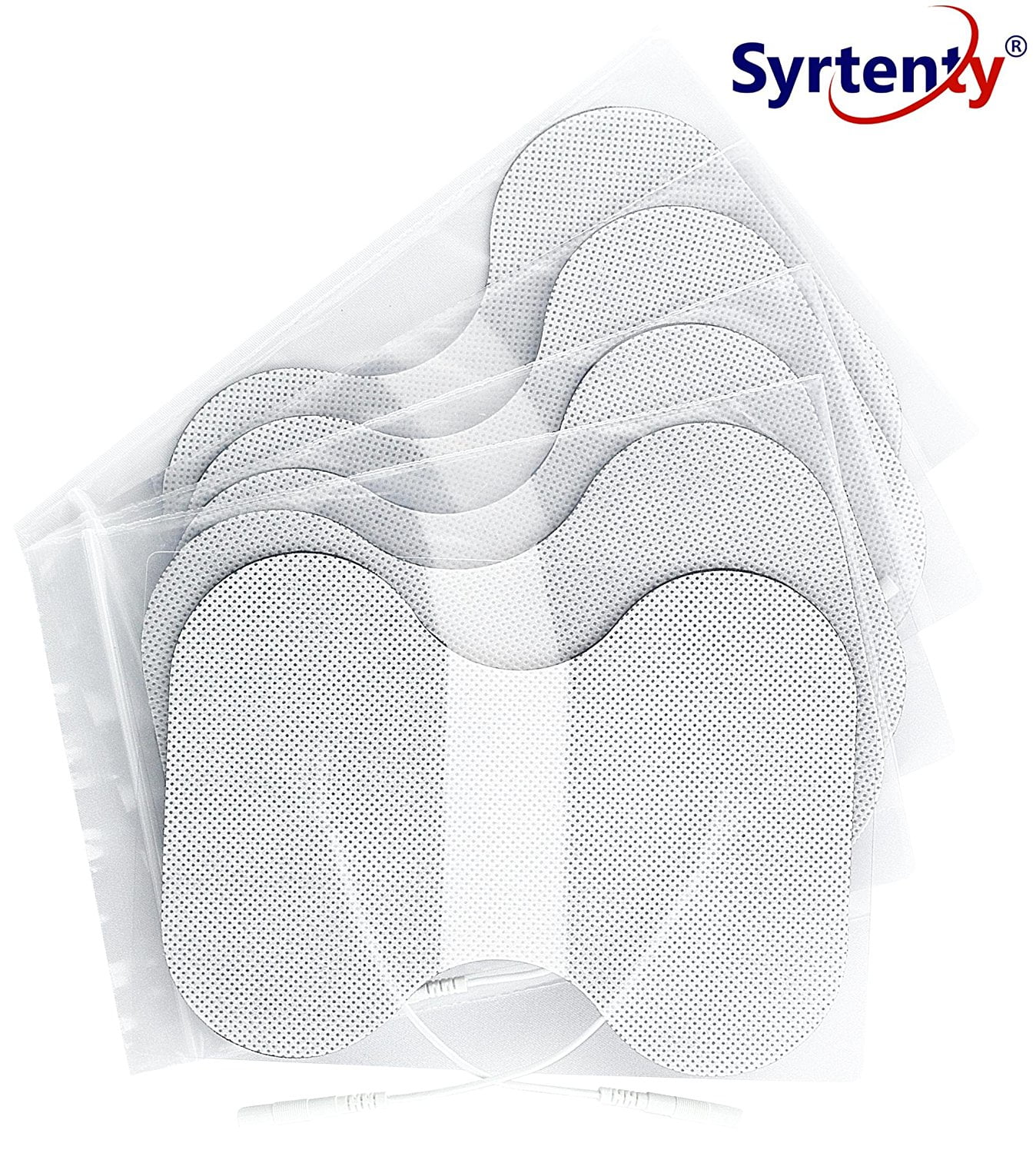 Syrtenty TENS Unit Electrodes Pads 4.5x6 inch butterfly 5 pcs