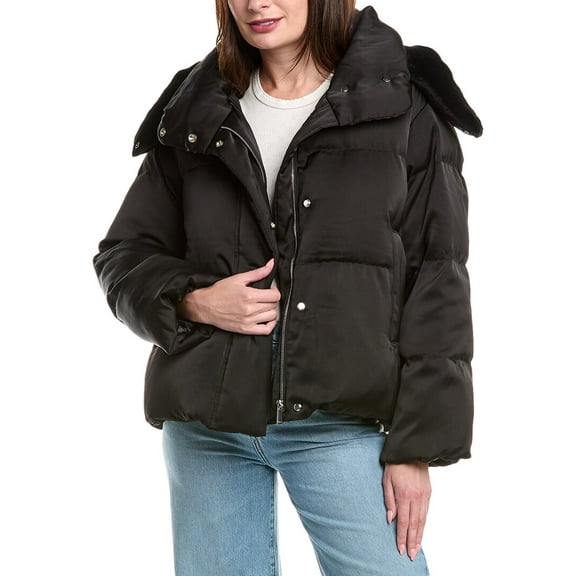 Maje womens  Coat, 0, Black