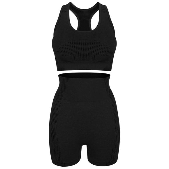1 conjunto de ropa de yoga, conjuntos de entrenamiento de dos piezas para mujer.