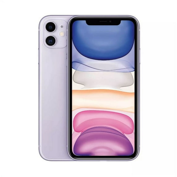 Restored Apple iPhone 11 64GB Purple LTE Cellular MWLC2LL/A (Refurbished)